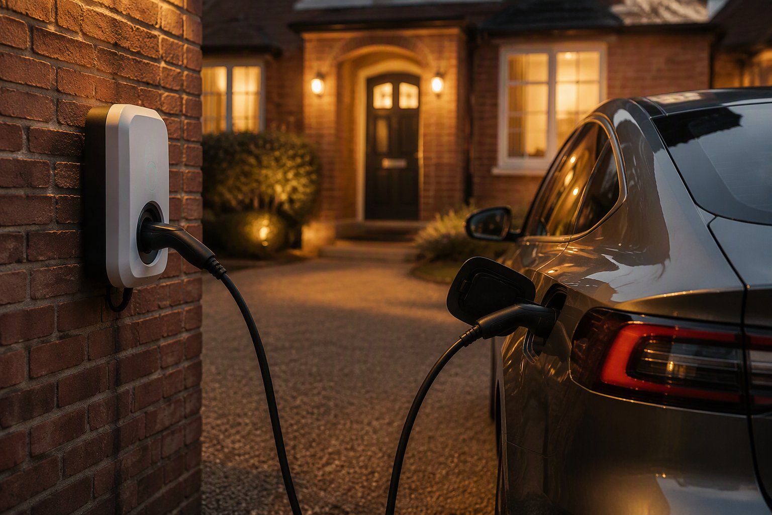 Home EV charging point installation